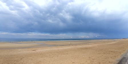 Ouistreham, août 2020 : plage et nuages